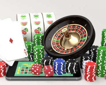 3d rendering mobile casino gambling